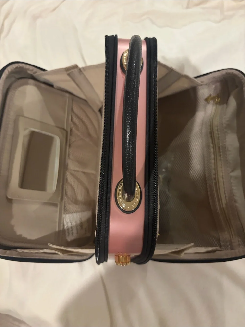 Triforce Pink Hard-Shell Cosmetic Case